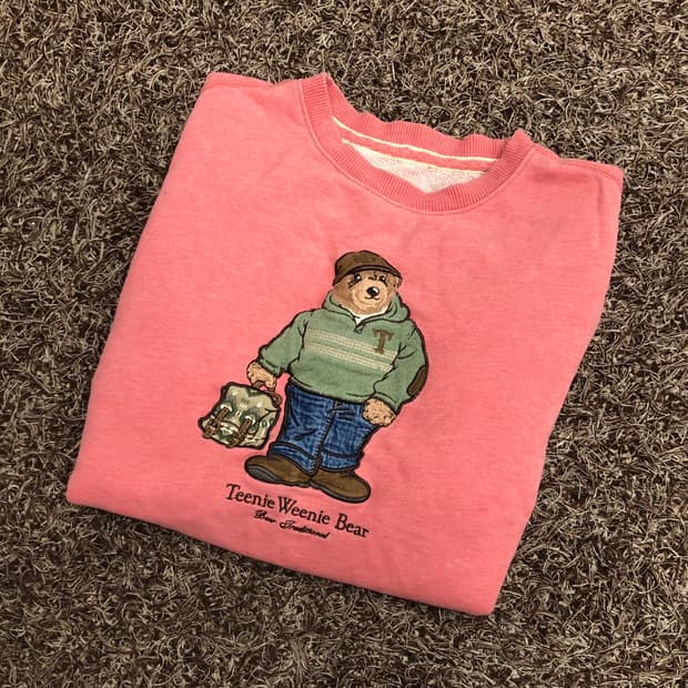 티니위니 베어 핑크 맨투맨