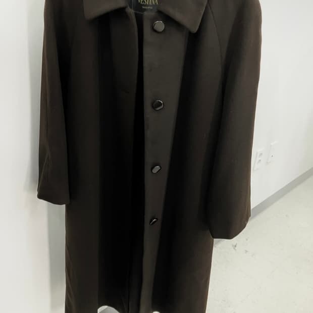캐시미어 100% 롱코트 브라운