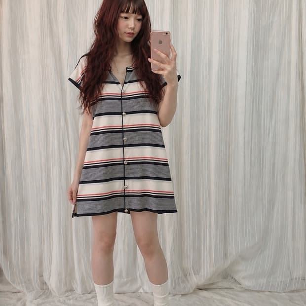 아크릴 데일리 원피스 