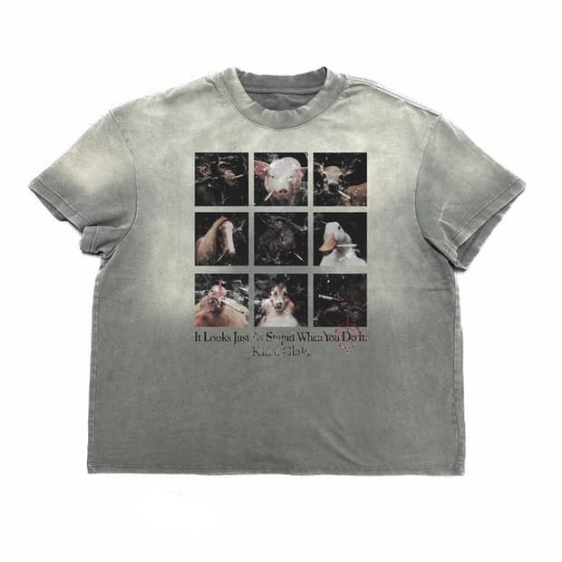 클릭클락 PETA Kids See 캠페인 그래픽 티셔츠