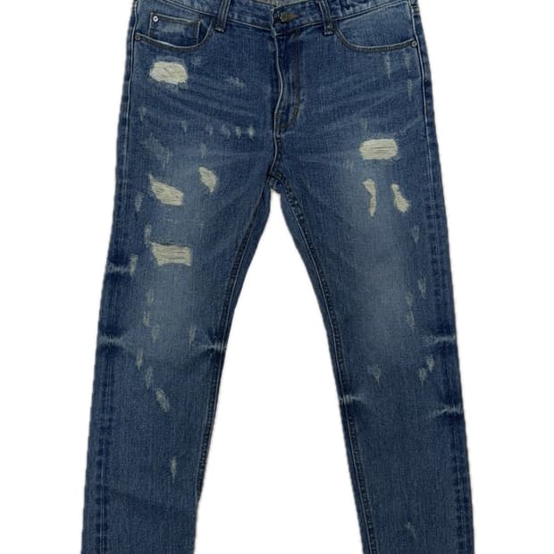 Swallow 빈티지 슬림 스트레이트 진 스키니 청바지