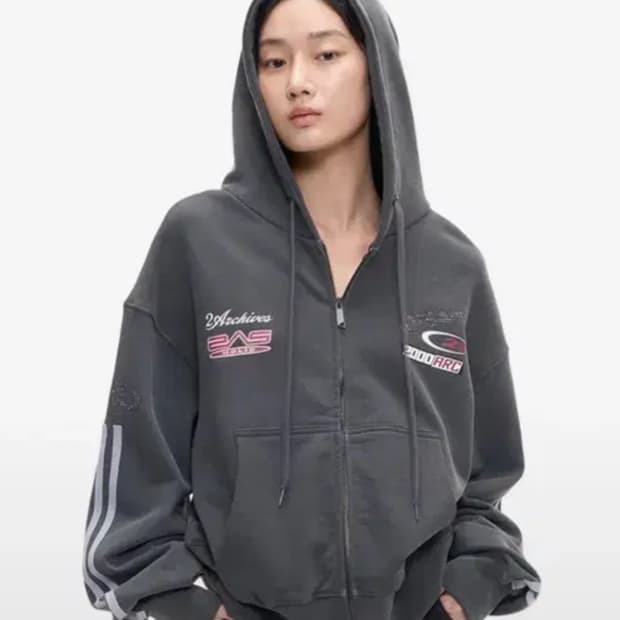 2000아카이브스 ARC RACING HOODIE ZIP UP