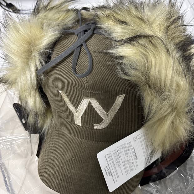 오픈와이와이 open yy 포우 퍼 코듀로이 이어플랩 캡 카키