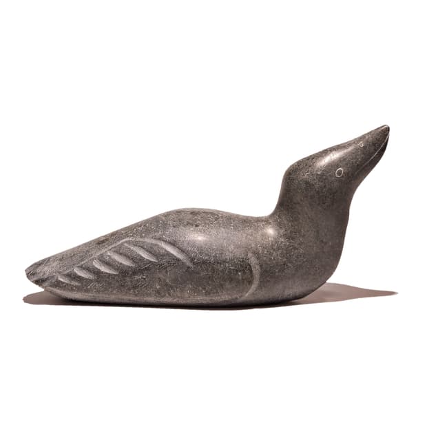 Inuit Hand-carved Soapstone Sea Bird