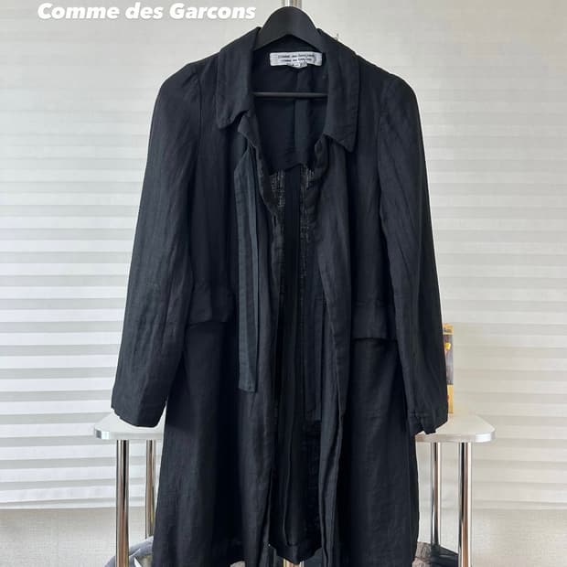 꼼데가르송 2013 S/S 파리컬렉션 린넨 코트