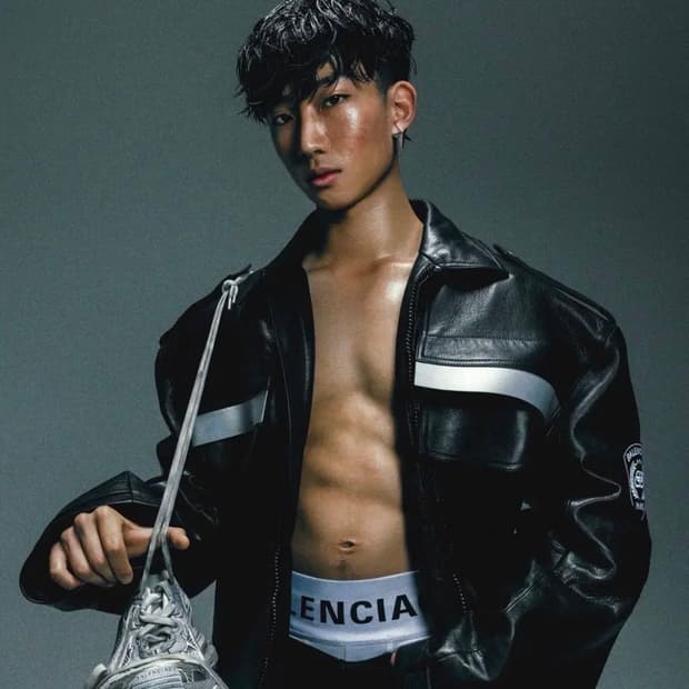 [2]발렌시아가 유니폼 레더 자켓