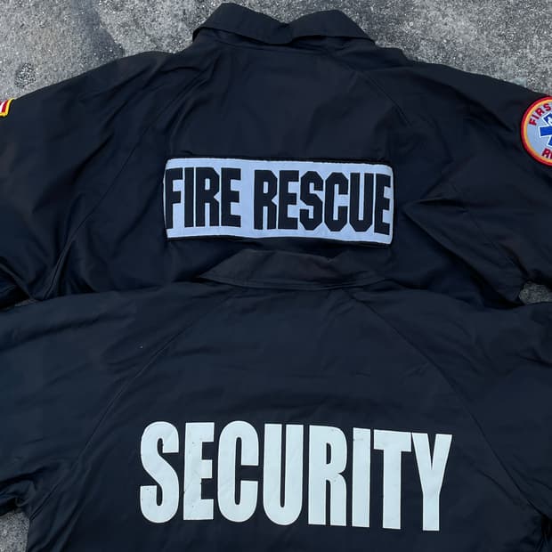 Vintage Rothco Security Coach Jacket