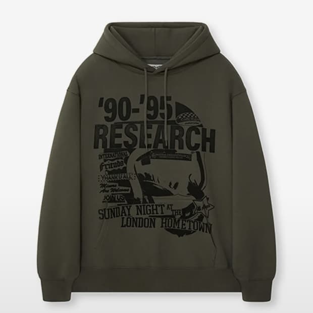 비바스튜디오 RESEARCH HOODIE [KHAKI]