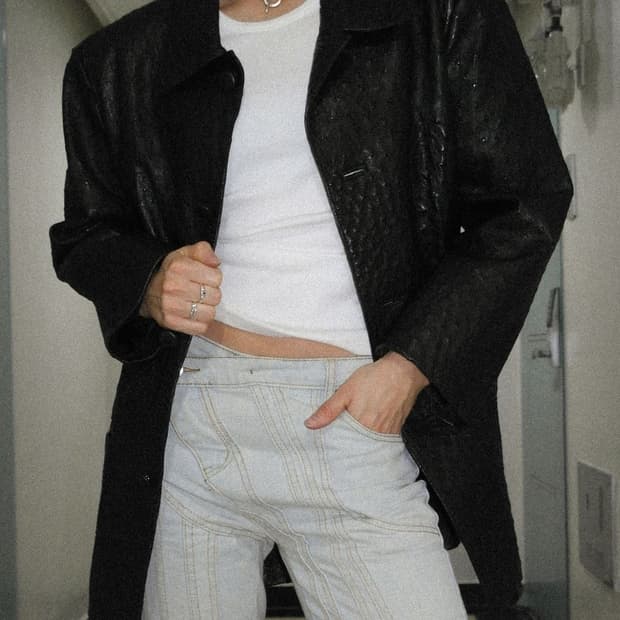 가죽 자켓 (오스트리치 한정판)