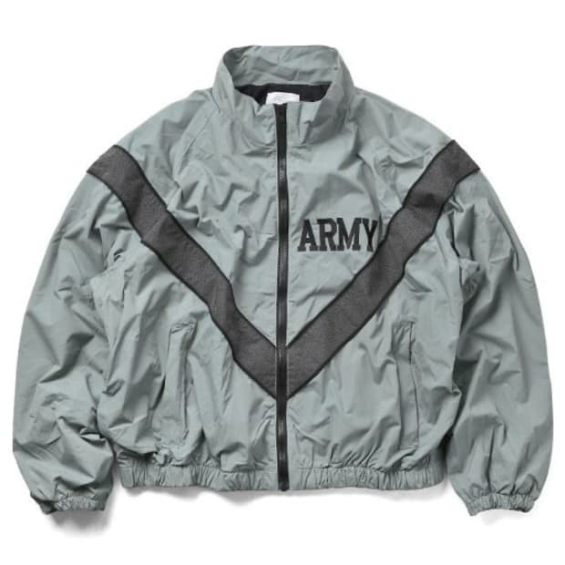 미군 ARMY 바람막이 자켓 그레이