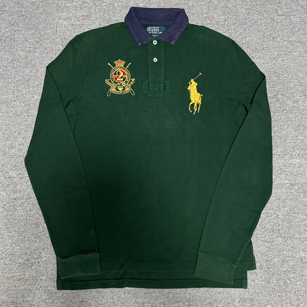 폴로 빅포니 럭비 카라티 그린