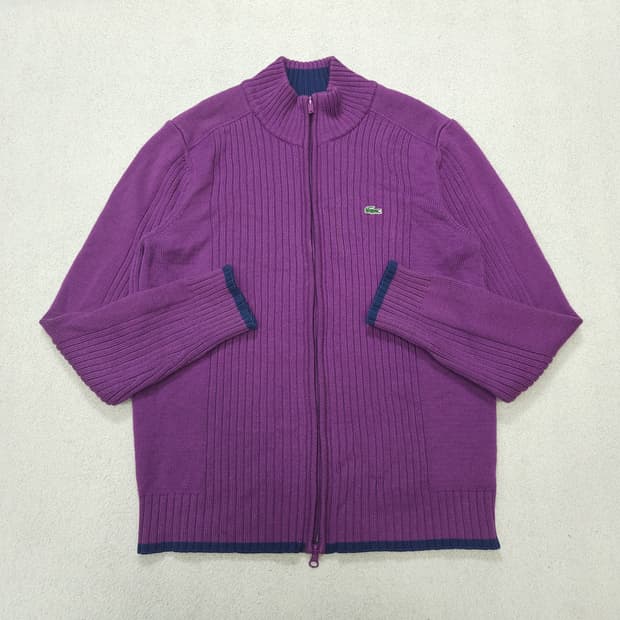 라코스테 울 니트 집업