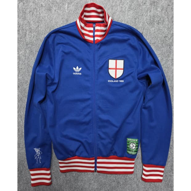 아디다스 레트로 잉글랜드 국대 트랙탑 져지 S