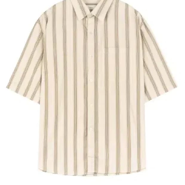 아워셀브스 패턴 하프셔츠 베이지 2