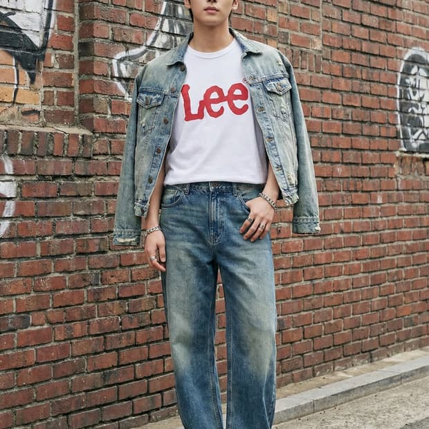 Lee(리) H.D.LEE COMPANY 빅로고 반팔 티셔츠