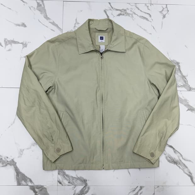 갭 집업 워크 자켓