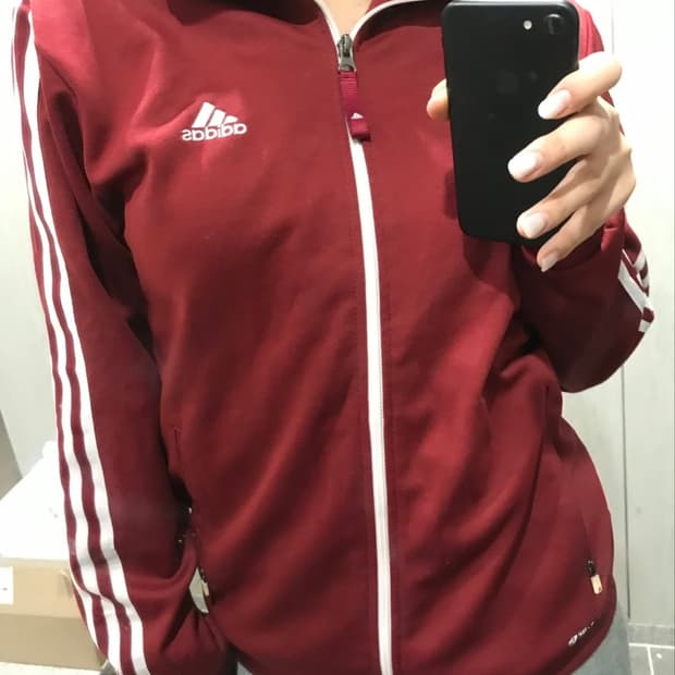 아디다스 버건디 져지