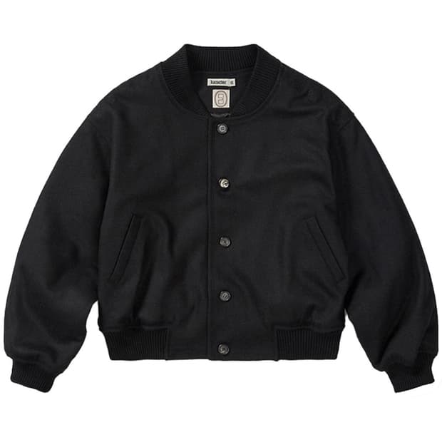 karactor 카락터 울 블루종 블랙 00사이즈