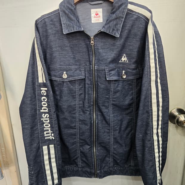 105,XL )) le coq sportif 르꼬끄 청자켓!