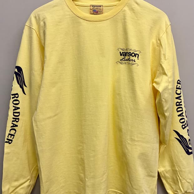 (L/100)Vanson 밴슨 로드레이서 모터사이클 롱슬리브 티셔츠