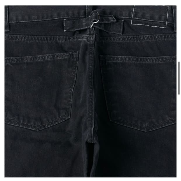 1947 Cinch Back Black Faded Denim [2]