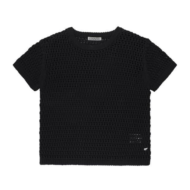 코이세이오 포잉 하프 니트 차콜