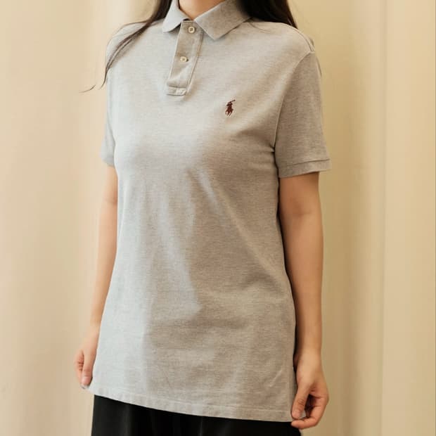 폴로 포니 pk 카라티 반팔 그레이