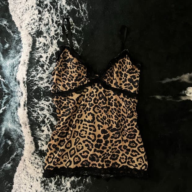 레오파드 슬리브리스(끈조절가능)