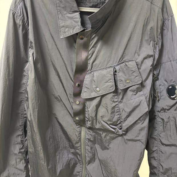 C.P. Company 렌즈 와펜 크롬 오버 셔츠 자켓 