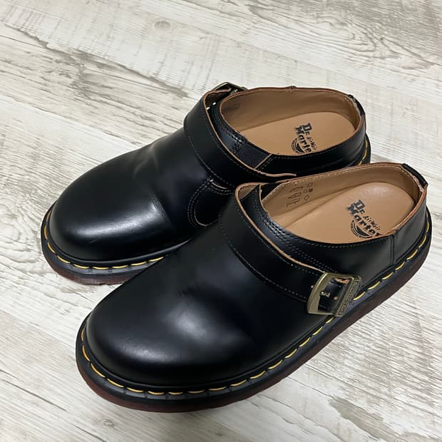 닥터마틴 아이샴 스무스 레더 뮬 블랙 270