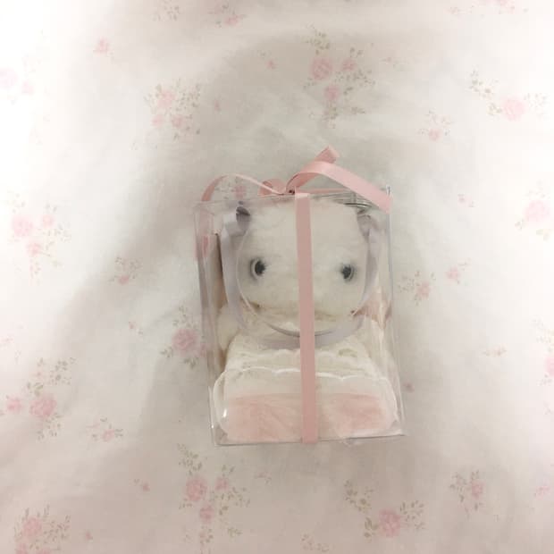 유키야 yukiya 흰핑 토끼 인형 키링 13cm 새상품