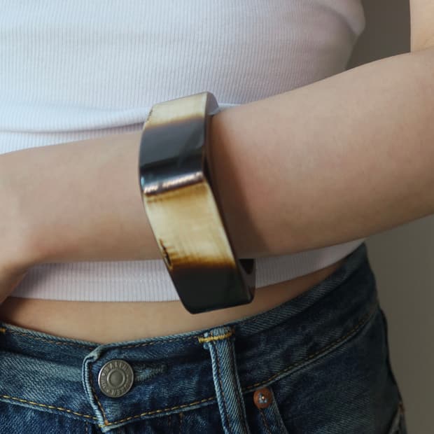 brown gradient bangle