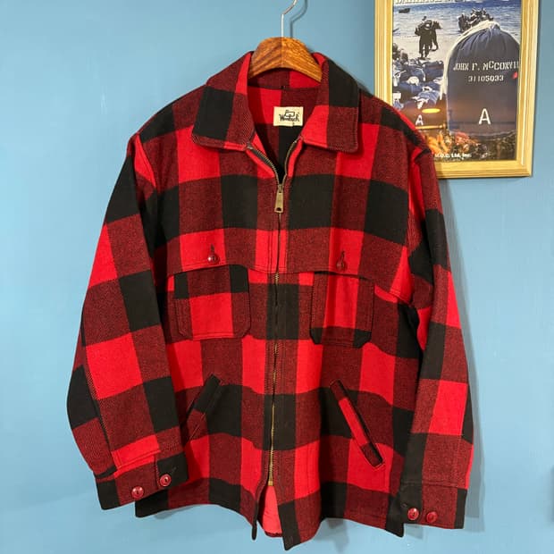 70's Woolrich Buffalo Mackinaw Cruiser  