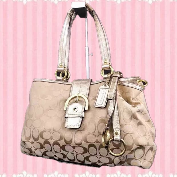 코치 빈티지 토트백