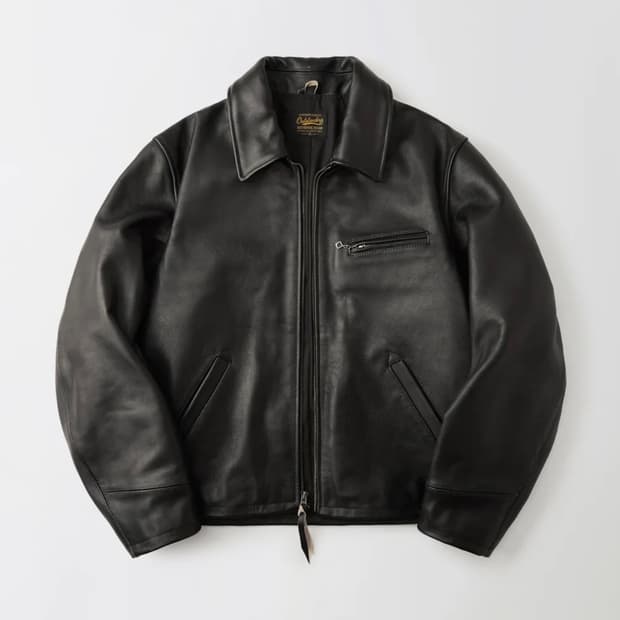 아웃스탠딩 TEA-CORE LEATHER SPORTS JACKET L