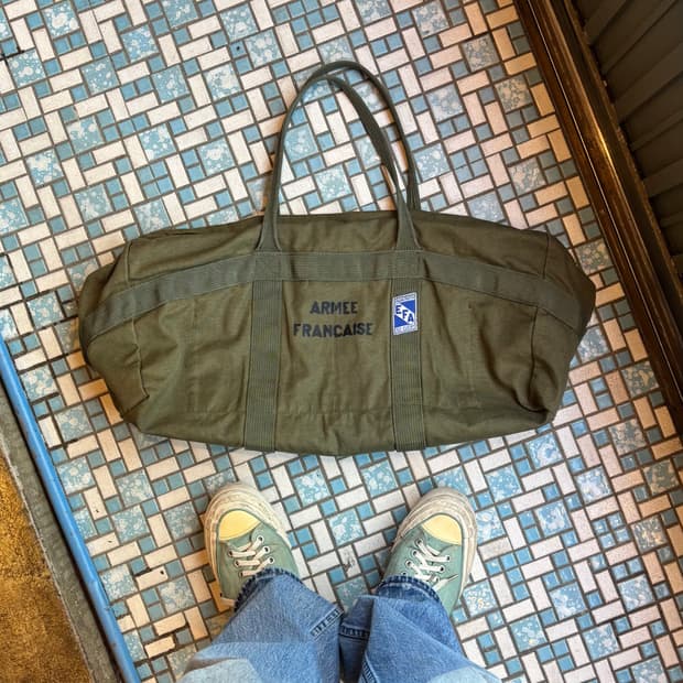 70s–80s French Military Canvas Bag