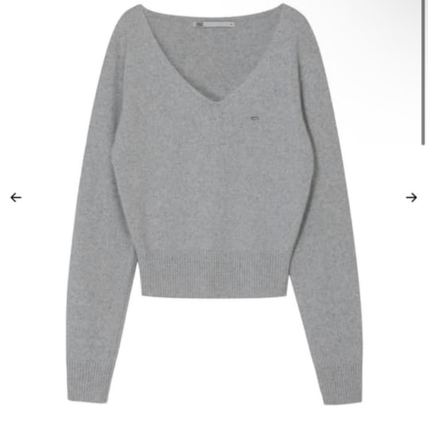 보헤미안서울 브이넥 울 니트