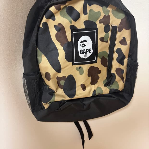 새상품) bape 베이프 카모 백팩 잡지부록