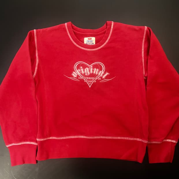 00s 리바이스 하트그래픽 맨투맨 95