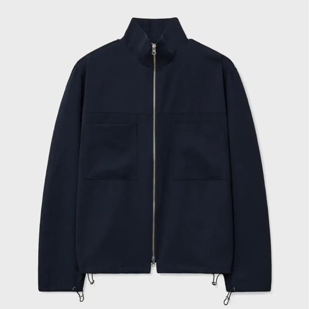 [2] 노운 셔링 집업 자켓(네이비)