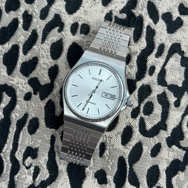 80s 빈티지 세이코 크로노스 쿼츠