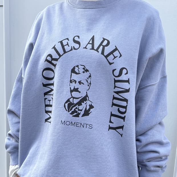 일본빈티지 그래픽 오버핏 맨투맨