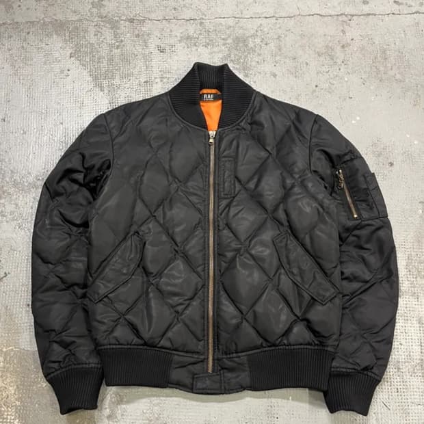 라프시몬스 퀼트 패딩 재킷