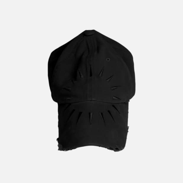 BAD BOY SYNDROME LOGO DAMAGED BALL CAP