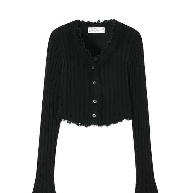 TASSEL COTTON CARDIGAN