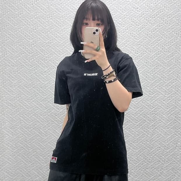 벤 데이비스 빈티지 스트릿 키치 빅프린팅 반팔티 M C10793