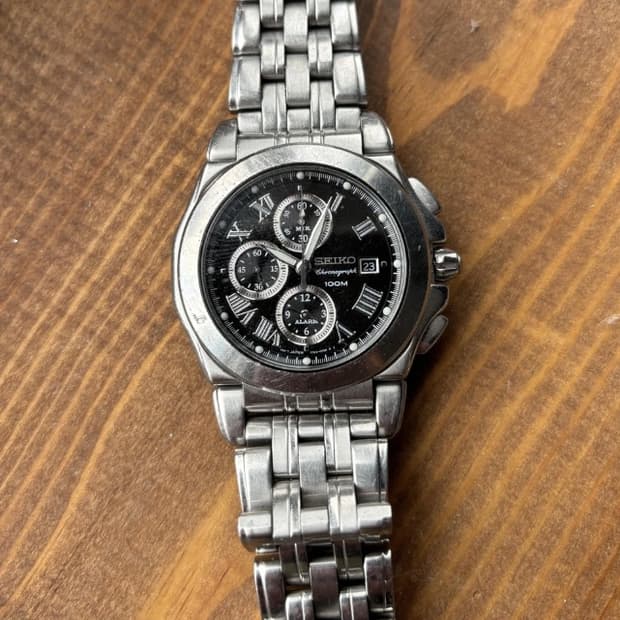 [정품] Seiko 세이코 크로노그래프 SNA525J1 