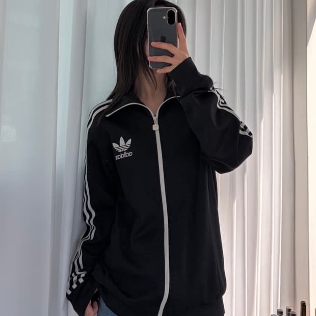 [L]아디다스 유로파 블랙 트랙탑 져지