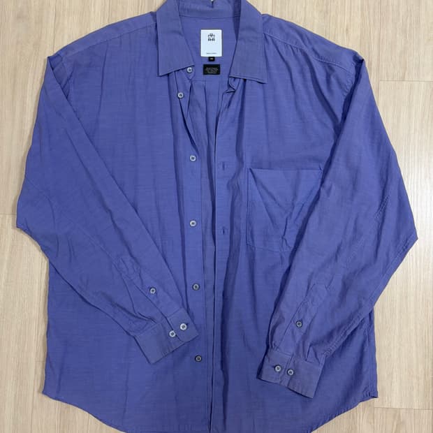 [2] 폴리테루 텐코 루즈드 셔츠 2.0 다이드 블루