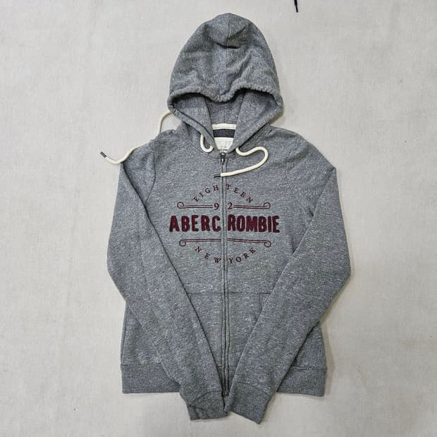 M 아베크롬비 여성 빈티지로고 후드집업 0313Y